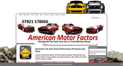 Desktop Screenshot of americanmotorfactors.com